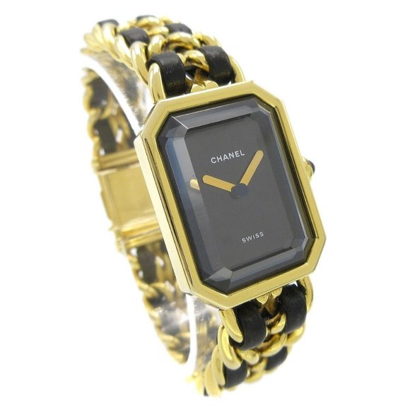 Auth Chanel Premiere Watch Gold - Picture 1 of 8